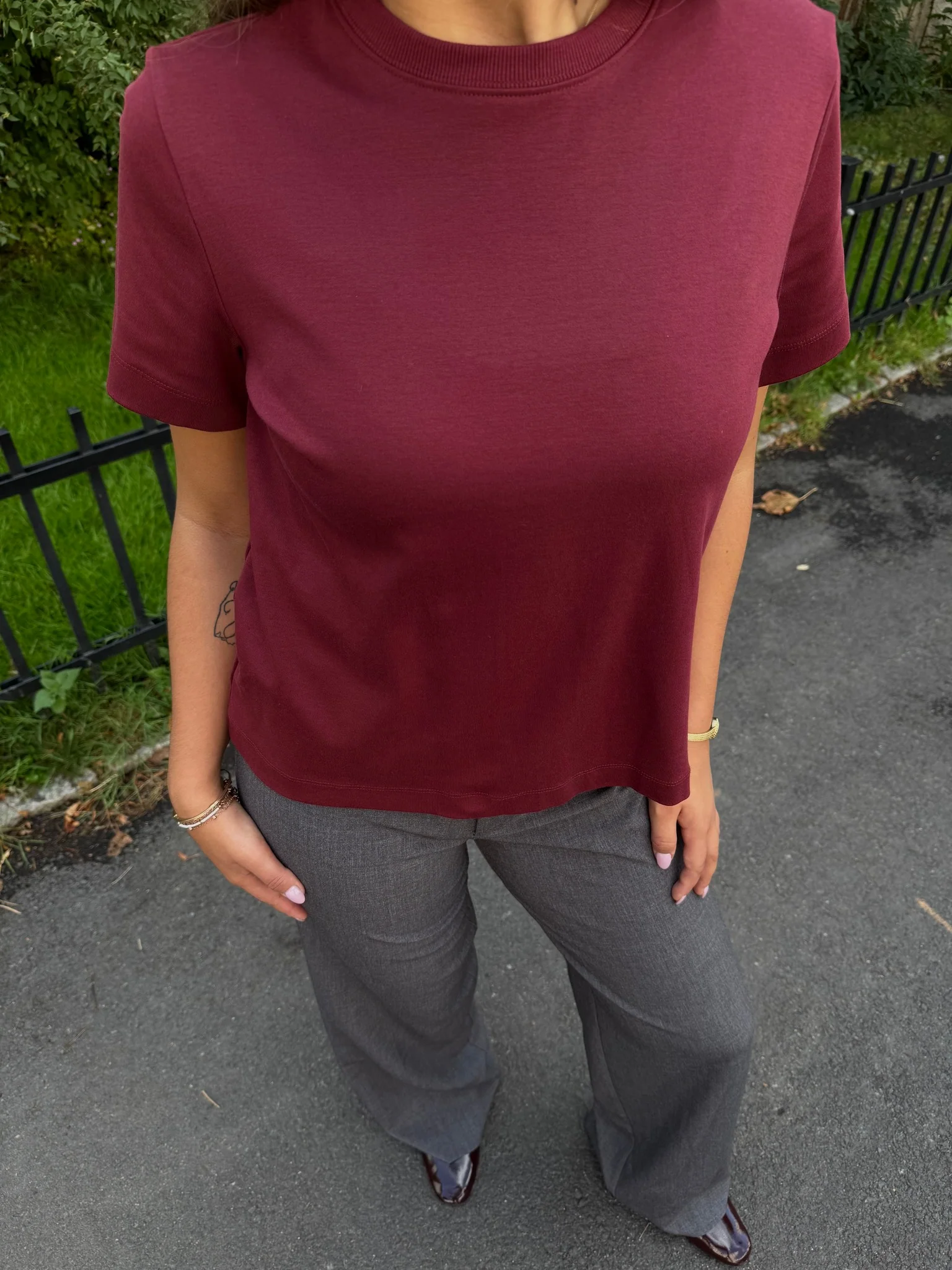 AWNAIMA T-Shirt - Zinfandel - Image 3