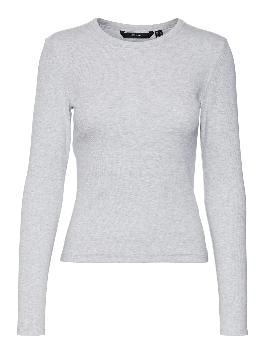 VMCHLOE Pullover - Light Grey Melange - Image 4