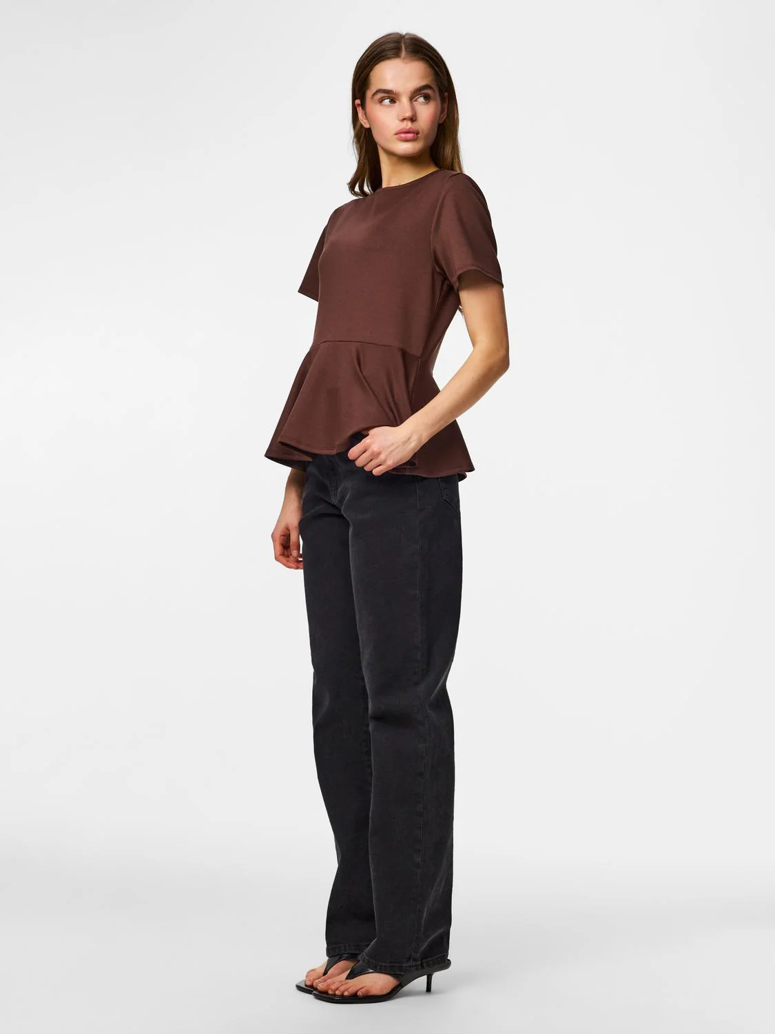 PCALISA Top - Chicory Coffee - Image 3