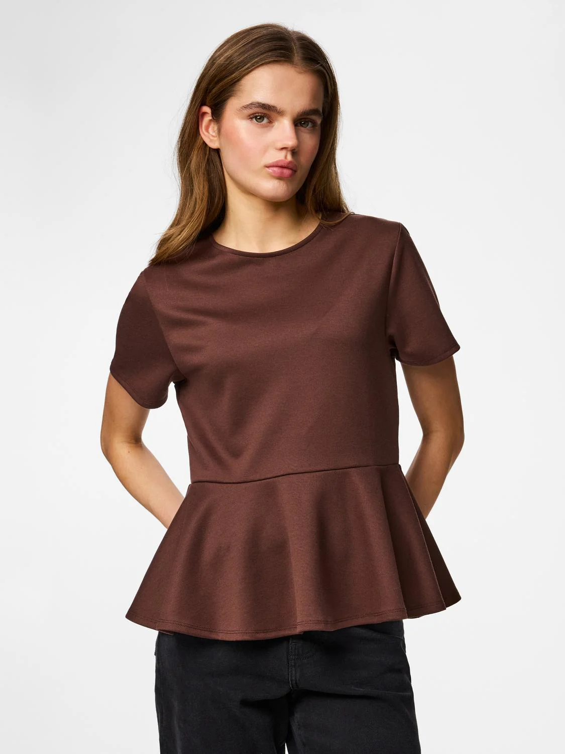 PCALISA Top - Chicory Coffee - Image 4