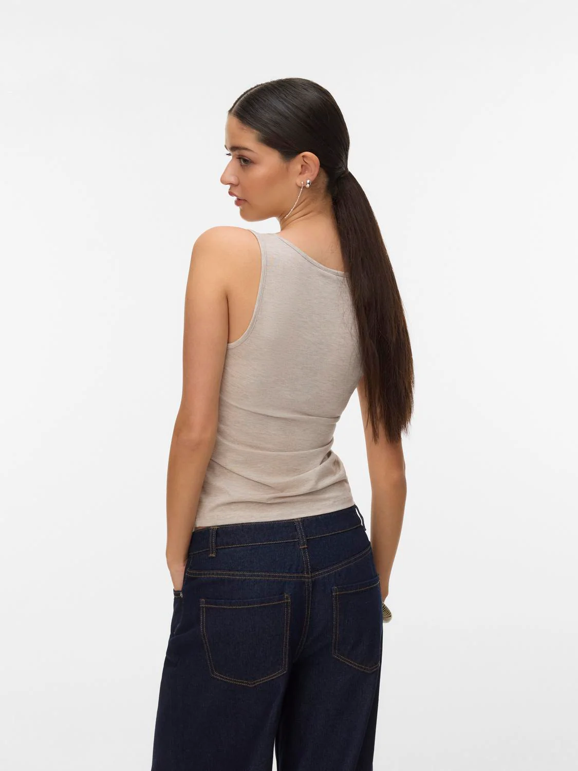 VMKYLIE Top - Light Grey Melange - Image 5