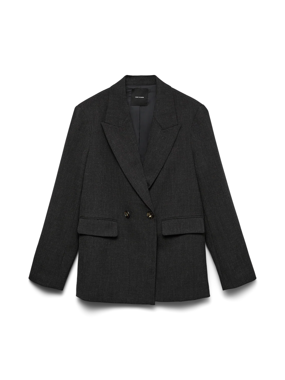 VMBESTIE Blazer - Dark Grey Melange - Image 3