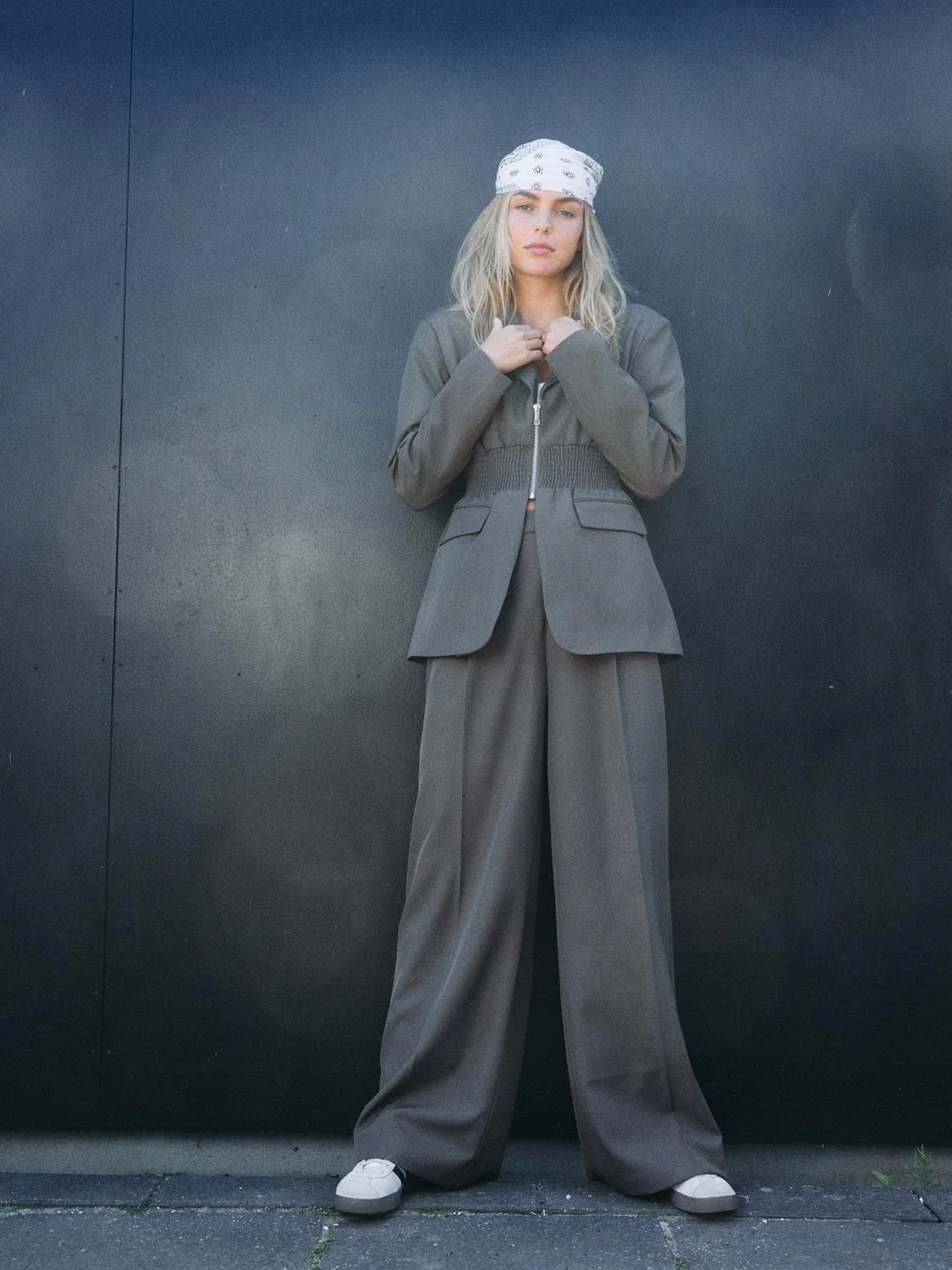 NMIRIS Tailored Trousers - Morel - Image 8