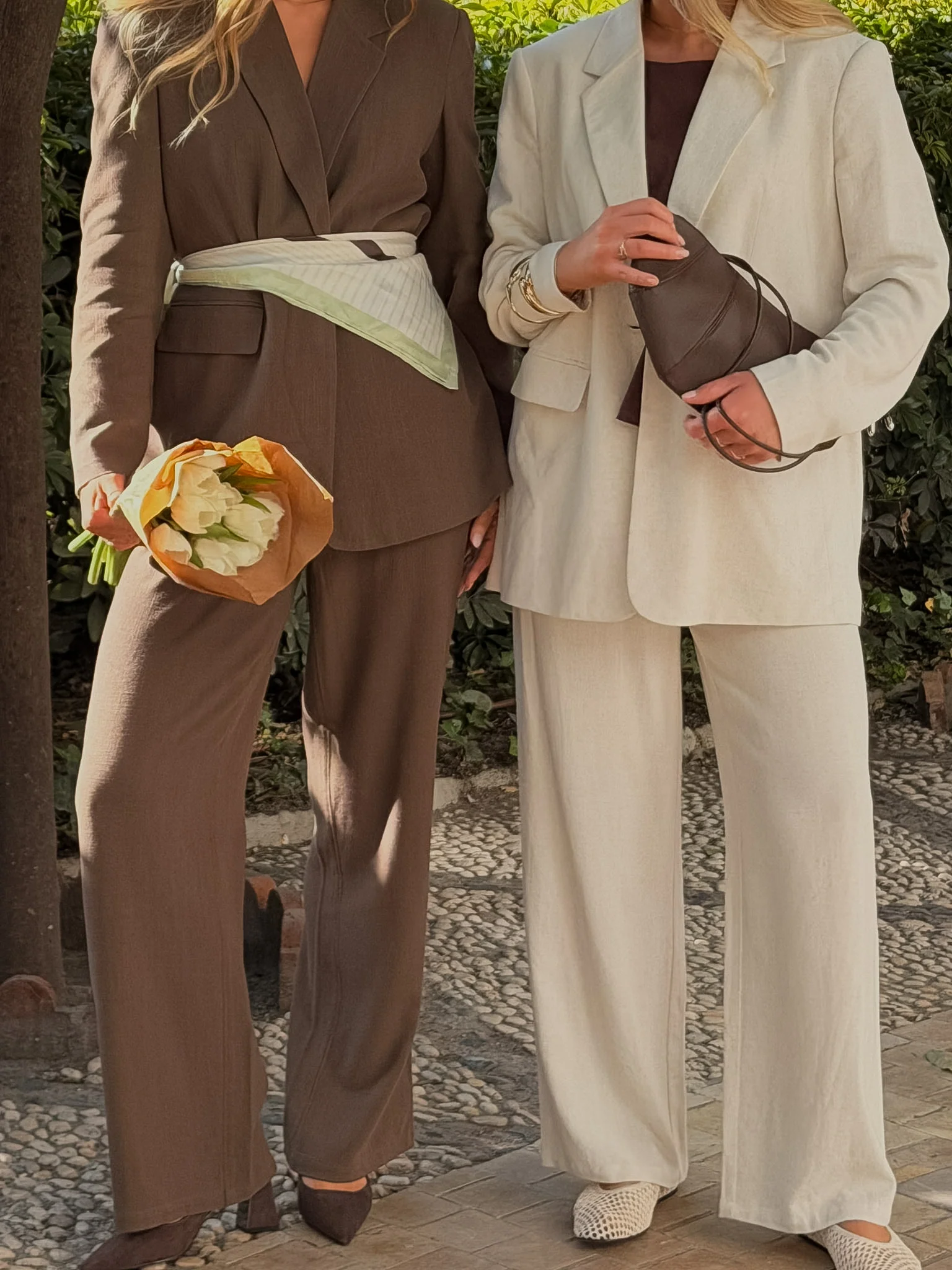 VMSISSEVERA Tailored Trousers - Chocolate Martini - Image 4