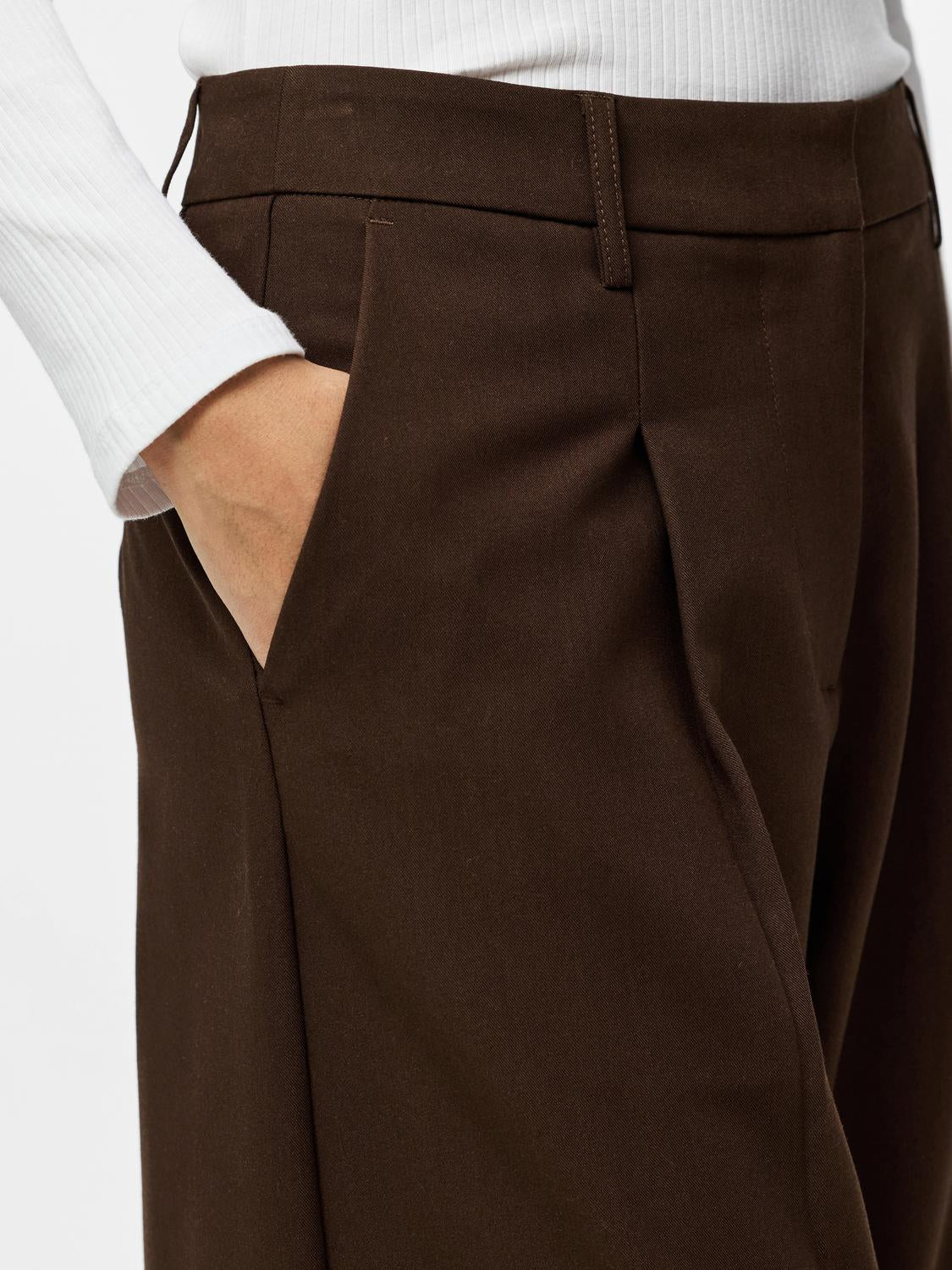 PCBOSELLA Trousers - Hot Fudge - Image 5