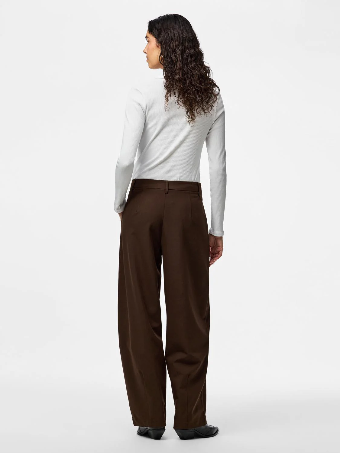 PCBOSELLA Trousers - Hot Fudge - Image 7