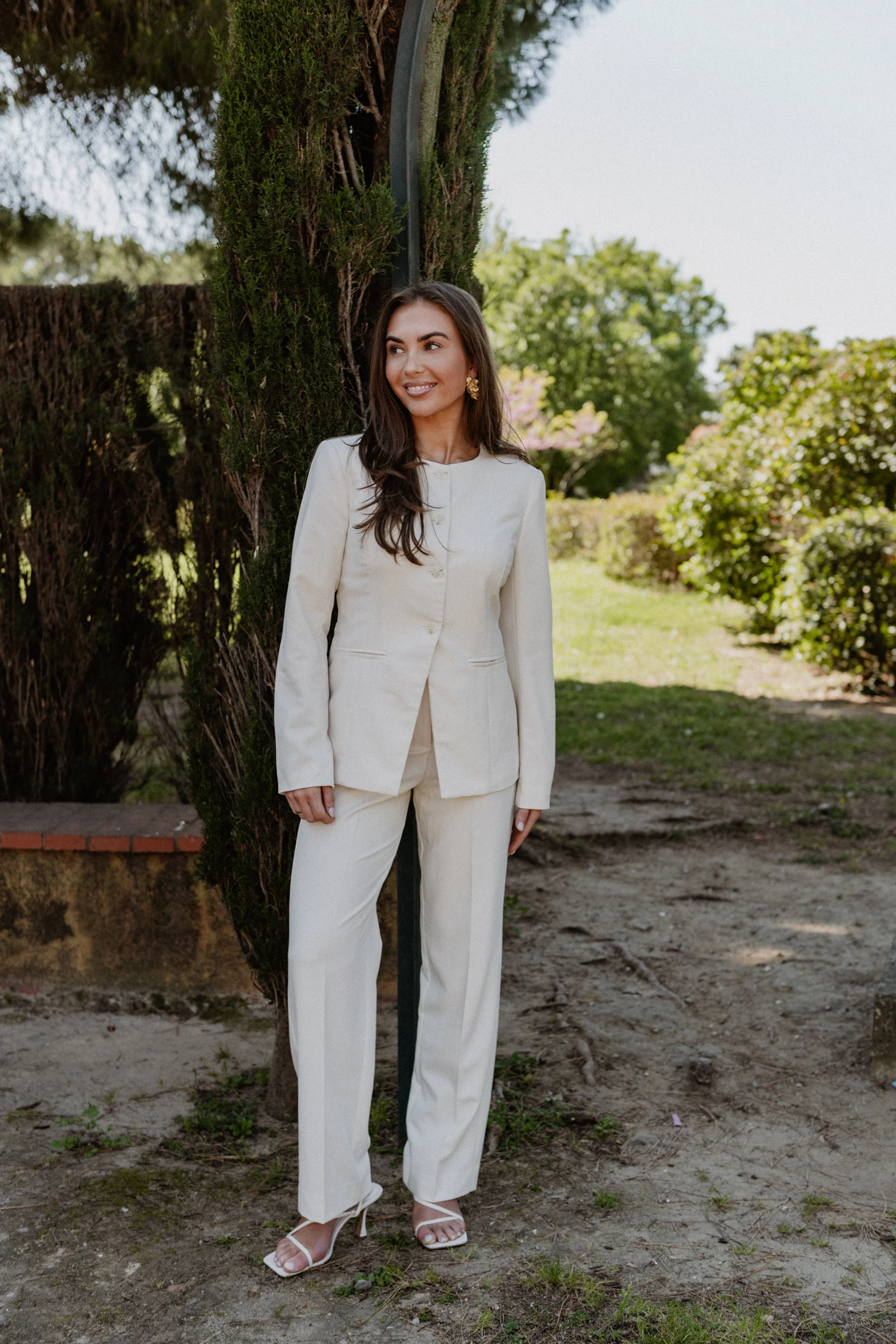 VMBECCA Trousers - Birch - Image 3