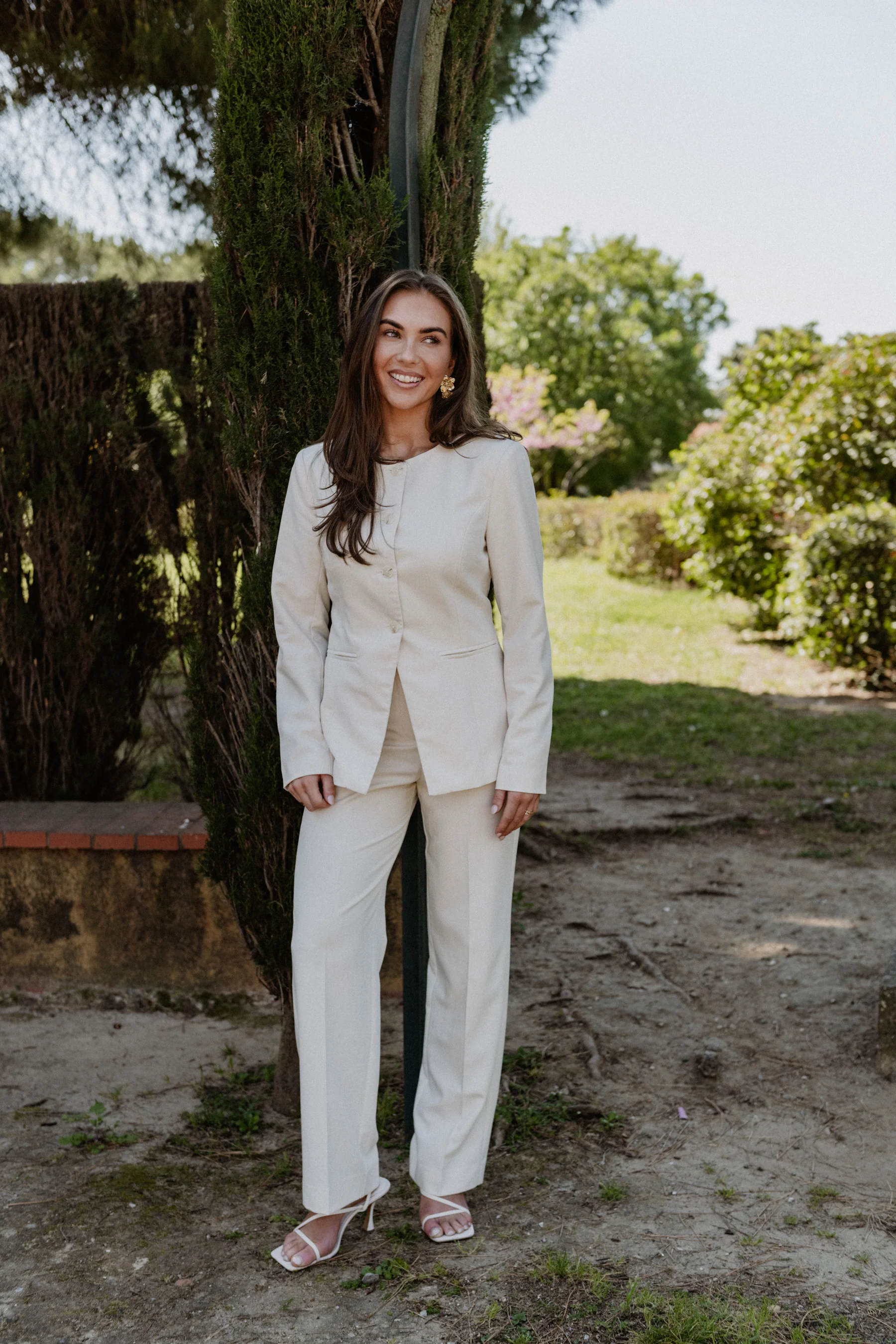 VMBECCA Trousers - Birch - Image 4