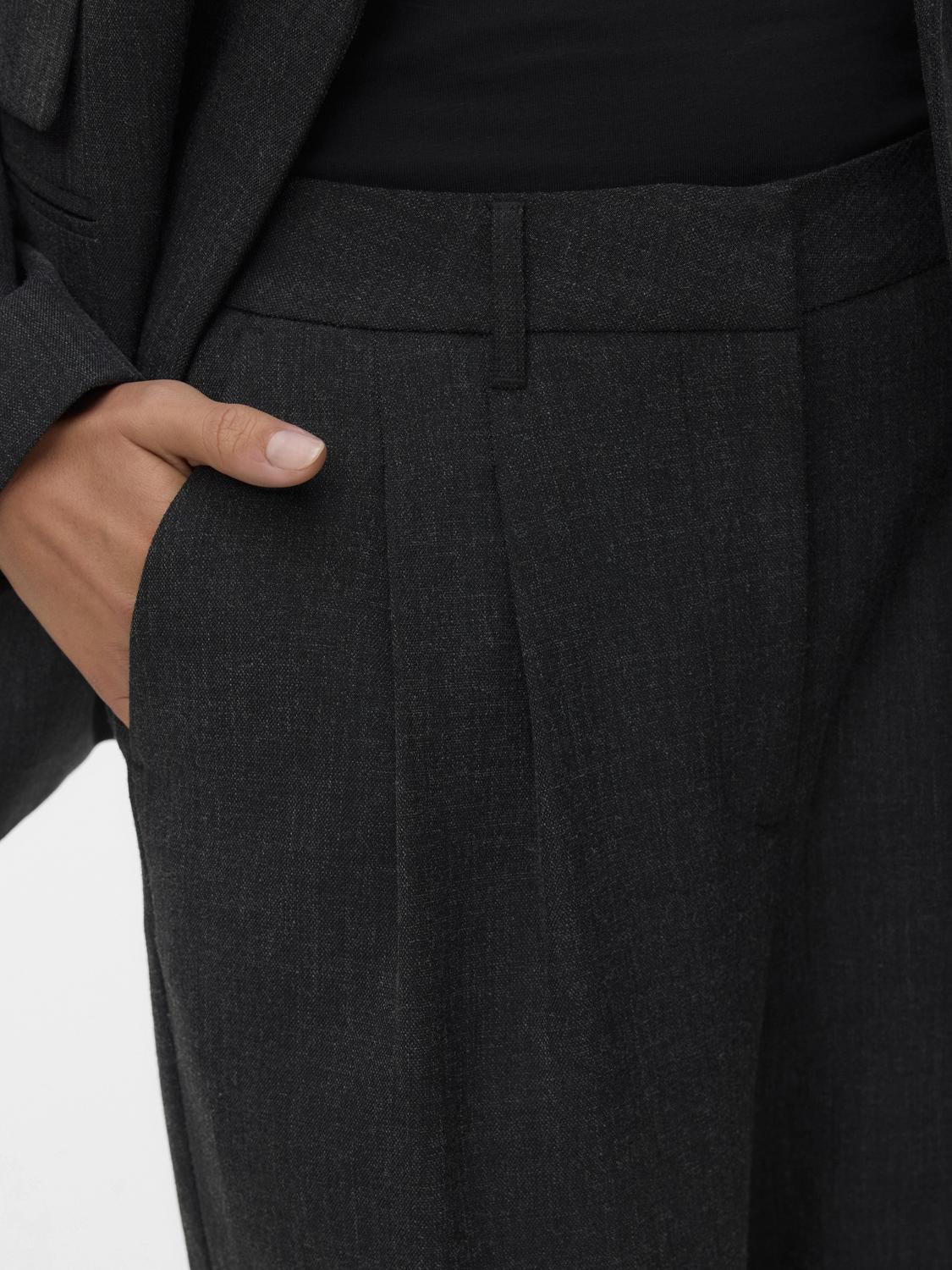 VMBESTIE Trousers - Dark Grey Melange - Image 8
