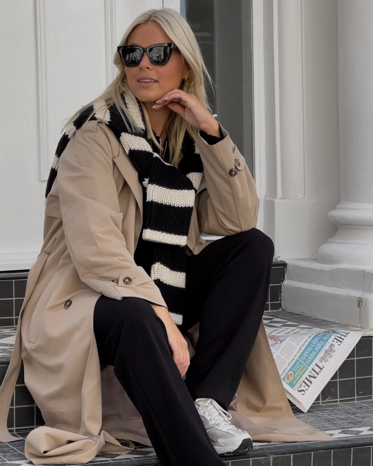 VMCHLOE Trenchcoat - Silver Mink - Image 3